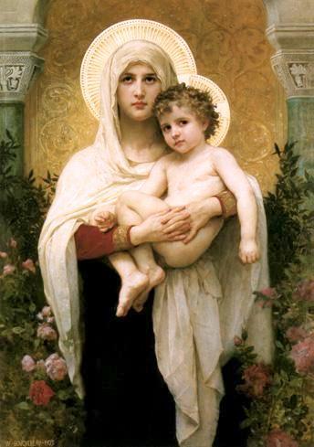 Mother Mary and Jesus as a Child